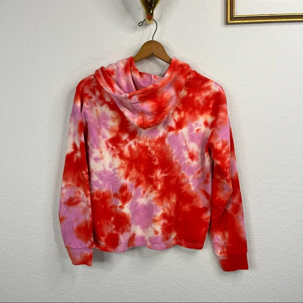PJ Salvage Daydream Doodles Tie Dye Lounge Hoodie 'Love Makes' - Picture 4 of 9
